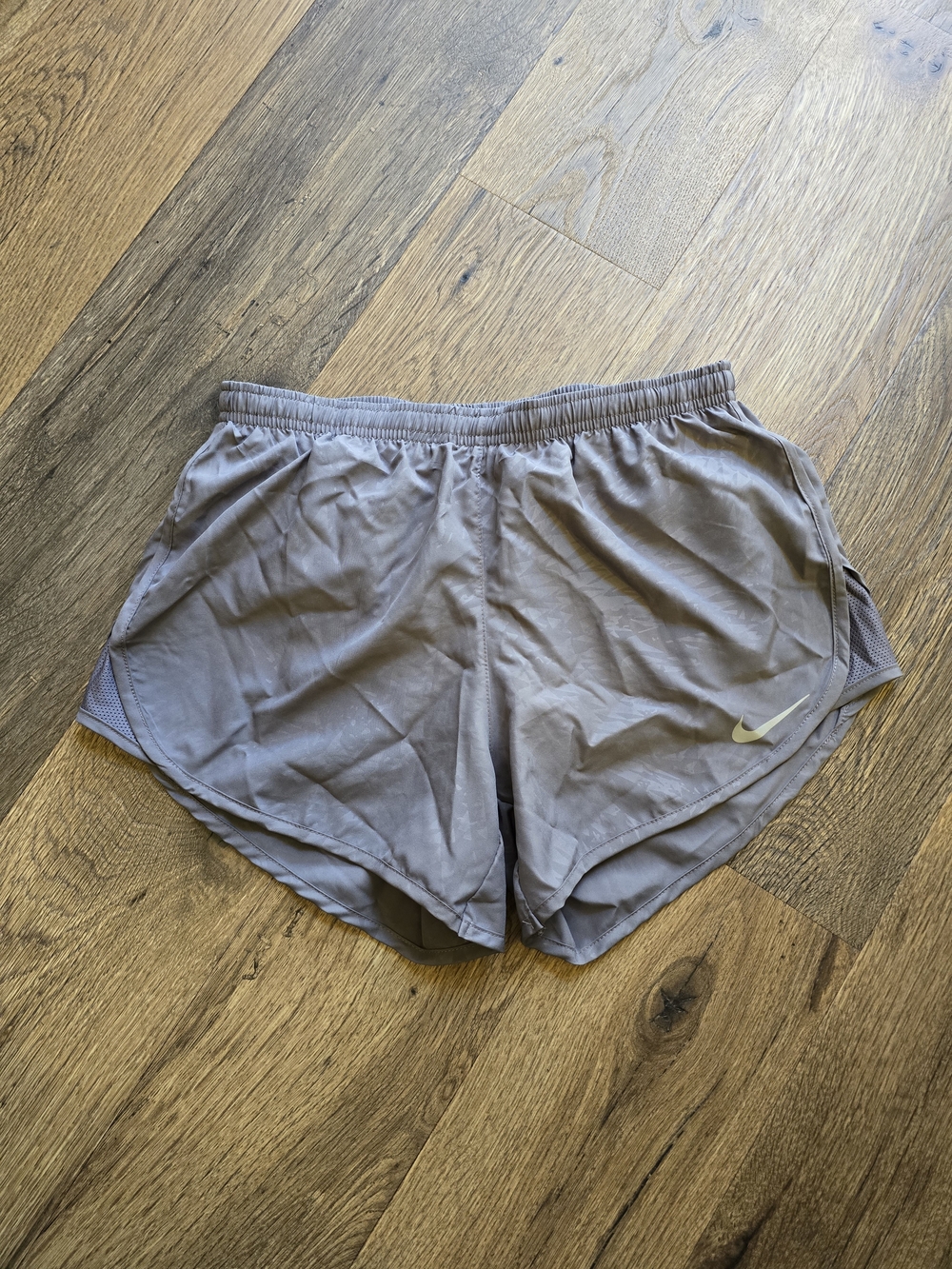 NWT Nike Grey Running Shorts with Swoosh Logo